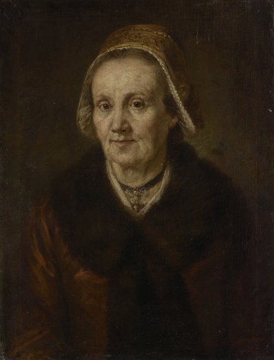 Vanha nainen hupulla tekijältä Johann Georg von Edlinger