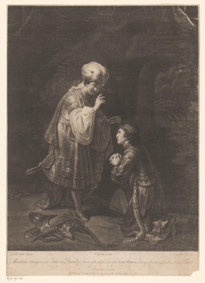 Daavidin ja Absalomin sovinto tekijältä Johann Gottfried Haid