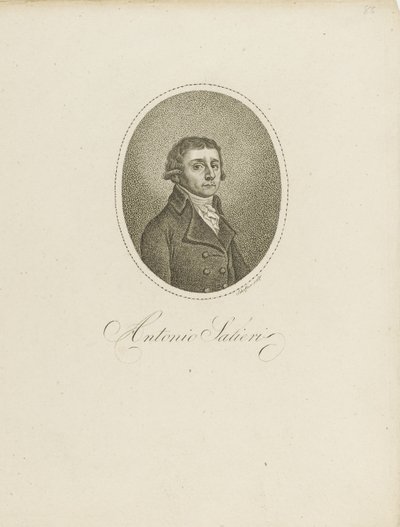 Antonio Salieri 1750-1825, n. 1800. tekijältä Johann Gottfried Scheffner