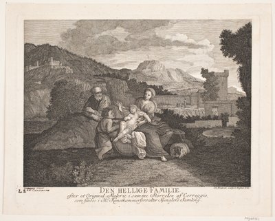 Pyhä perhe tekijältä Johann Gottlieb Friedrich