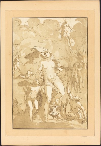 Venus tekijältä Johann Gottlieb Prestel after Jacopo Ligozzi