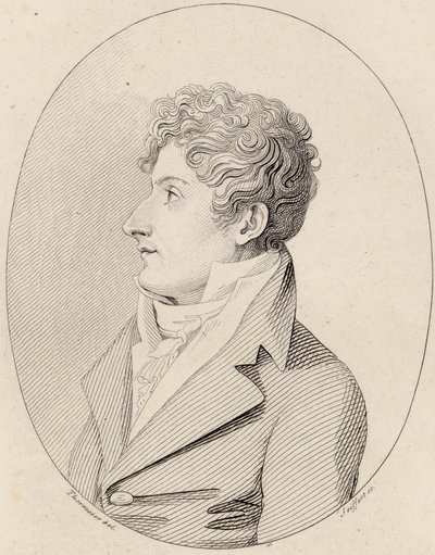 Säveltäjä Francesco Morlacchin muotokuva 1784-1841, noin 1820. tekijältä Johann Gottlob Seyffert