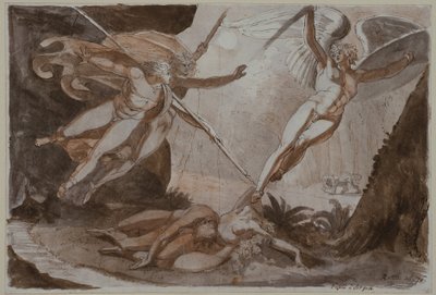 Saatana Ithurielin keihään koskettamana tekijältä Johann Heinrich Füssli