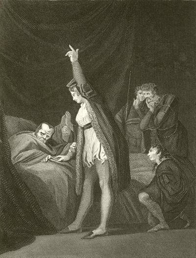 Kardinaali Beaufortin kuolema tekijältä Johann Heinrich Füssli