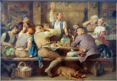 Apple-viinibaari Sachsenhausenissa tekijältä Johann Heinrich Hasselhorst