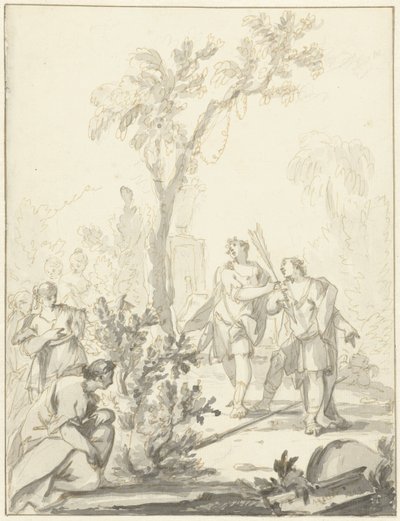Allegorinen esitys tekijältä Johann Heinrich Keller (II)