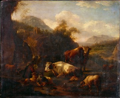 Landschaft tekijältä Johann Heinrich Roos
