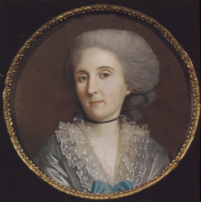 Prinsessan muotokuva Natalya Vladimirovna Saltykova 1737-1812, 1784 tekijältä Johann Heinrich Schmidt