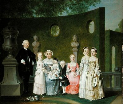 Perhemuotokuva tekijältä Johann Heinrich Strumpff