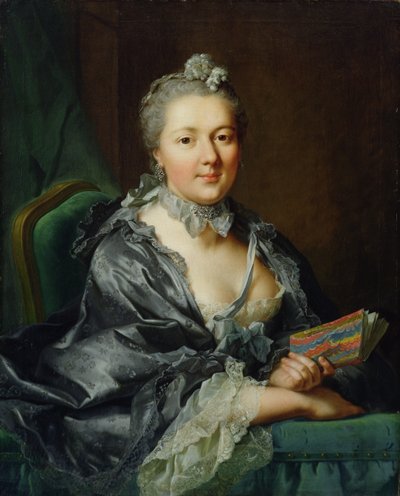 Taiteilijoiden toinen vaimo, Julie Marianne Pernette, s. Robert, 1762 tekijältä Johann Heinrich Tischbein
