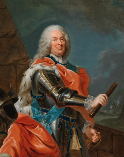 Hessen-Kasselin landgrave Vilhelm VIII:n muotokuva 1682-1760. tekijältä Johann Heinrich Tischbein the Elder