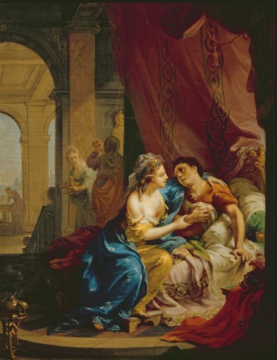 Antonius ja Kleopatra, 1774 tekijältä Johann Heinrich Wilhelm Tischbein