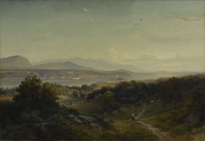 Maisema, Hyde Park, New York, 1859 tekijältä Johann Herman Carmiencke