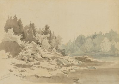 Montmorency-joki, Quebec tekijältä Johann Hermann Carmiencke