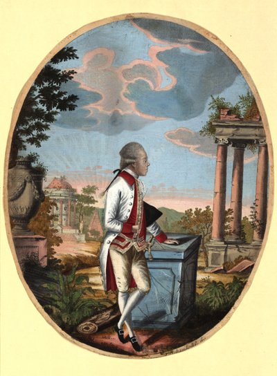 Venäjän suurruhtinas Paavali 1754-1801, myöhemmin tsaari Paavali I, 1782. tekijältä Johann Hieronymus Loeschenkohl