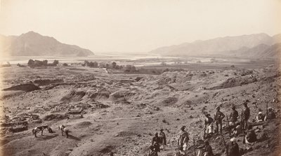 Lalpuran yläpuolella oleva joen rotko Bassauleen päin, n. 1878 (kuva) tekijältä Johann Hulsman