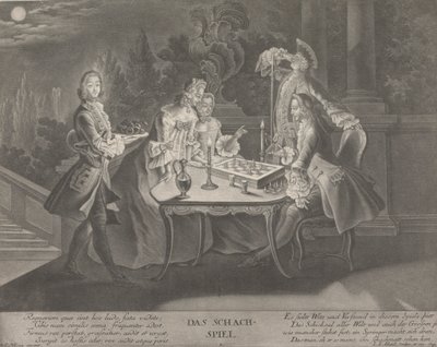 Shakkipeli tekijältä Johann Jacobus Haid