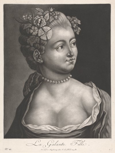 Taitava tyttö tekijältä Johann Jacobus Haid