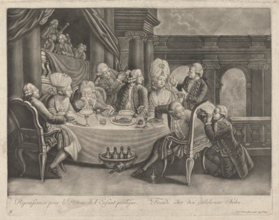 Tuhlaajapojan paluujuhlat tekijältä Johann Jacobus Haid