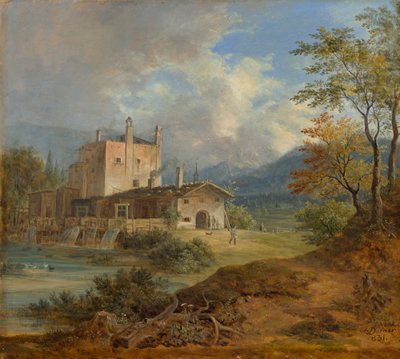 Rautavasara vuorilla tekijältä Johann Jakob Dorner der Jüngere