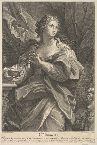 Kleopatra, 1720. tekijältä Johann Jakob Frey the Elder