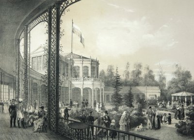Pavlovskin rautatieasema, 1840-1850. tekijältä Johann Jakob Meier