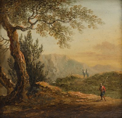 vuoristomaisema tekijältä Johann Josef Schindler