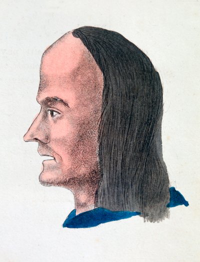Loaferin kasvonpiirteet, 1808 tekijältä Johann Kaspar Lavater