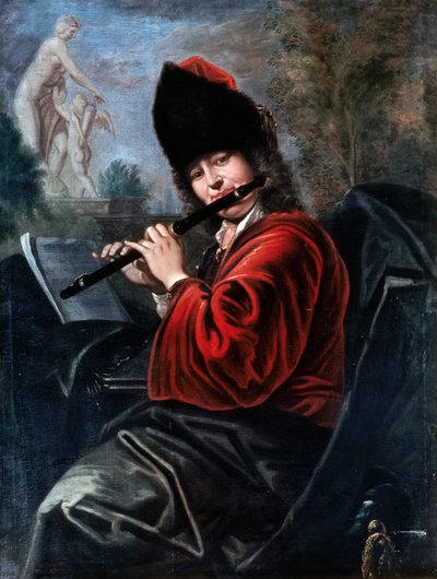 Poikittainen huilusoitin tekijältä Johann Kupetzky