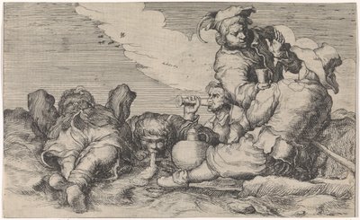 Viisi juovaveljeä tekijältä Johann Liss (attributed to)