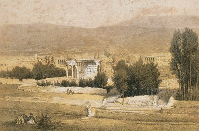 Baalbek. Etsaus Bernatz et aii - Steinkopk J.F. Toimittaja tekijältä Johann Martin Bernatz