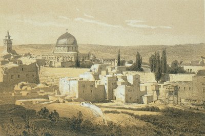 Jerusalem. Etsaus Bernatz et aii - Steinkopk J.F. Toimittaja tekijältä Johann Martin Bernatz