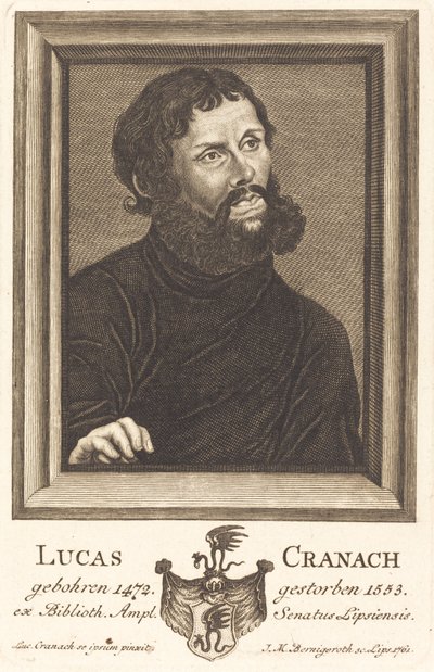 Lucas Cranach tekijältä Johann Martin Bernigeroth