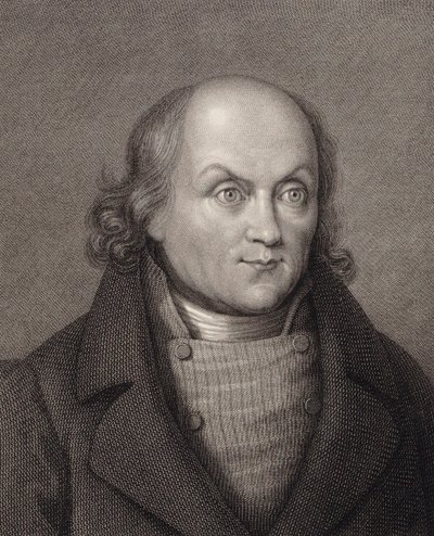 Hans Georg Nägelin muotokuva 1773-1836. tekijältä Johann Martin Esslinger
