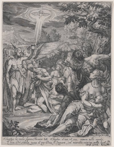 Kristuksen kaste tekijältä Johann Matthias Kager