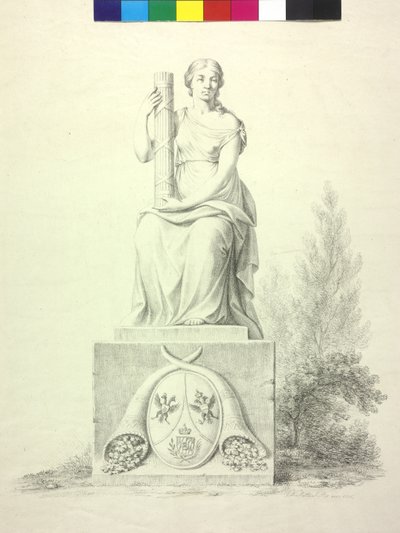 Allegoria Itävallan yhteydestä tekijältä Johann Michael Mettenleiter