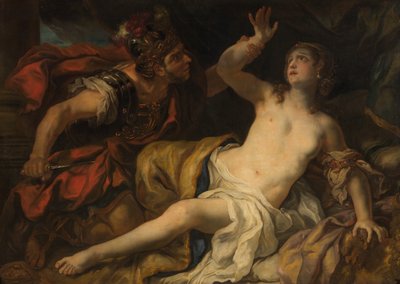 Tarquinius ja Lucretia tekijältä Johann Michael Rottmayr
