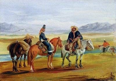 Chilen huasot, n. 1836 tekijältä Johann Moritz Rugendas