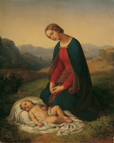 Maria ihailee lasta tekijältä Johann Nepomuk Ender
