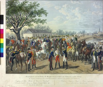 Liittoutuneiden monarkin vastaanotto Wienissä 1814 tekijältä Johann Nepomuk Hoechle