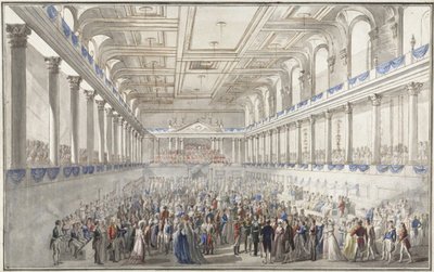 Redoute paré Wienin kongressin aikana 9. lokakuuta 1814, n. 1815 tekijältä Johann Nepomuk Hoechle