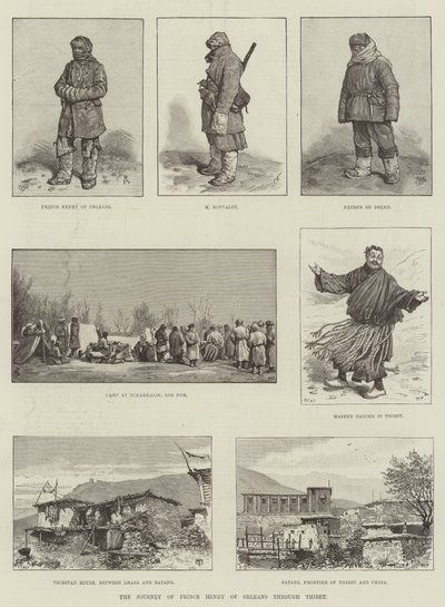 Orleansin prinssi Henryn matka Thibetin läpi tekijältä Johann Nepomuk Schonberg