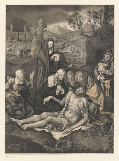 Bewening van Christus Werken uit de collectie van de broers Boisserée (series title) Galerie des Frères Boisserée (series title) tekijältä Johann Nepomuk Strixner