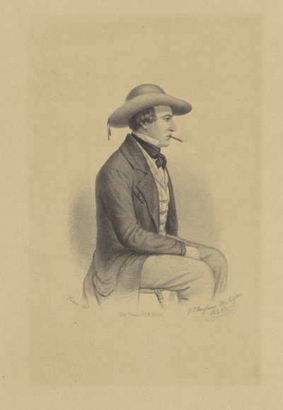 Jean Henri de Laat de Kanterin muotokuva tekijältä Johann Peter Berghaus