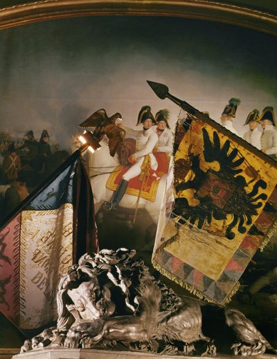 Arkkiherttua Kaarle voitti Napoleon I:n Aspernissa Wienin lähellä ... tekijältä Johann Peter Krafft