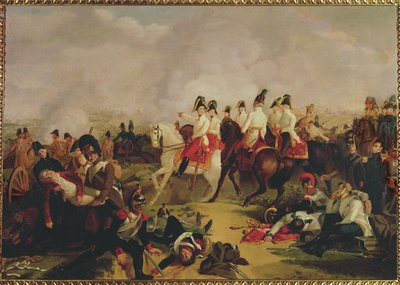 Arkkiherttua Kaarle voitti Napoleon I:n Aspernissa Wienin lähellä ... tekijältä Johann Peter Krafft