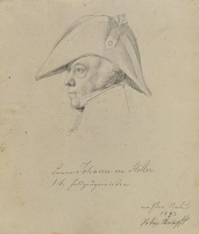 Paroni Johann von Hiller tekijältä Johann Peter Krafft