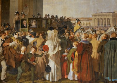 Keisari Franz I:n ajo vakavan sairauden jälkeen ... tekijältä Johann Peter Krafft