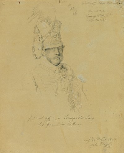 Friedrich perinnöllinen Hessen-Homburgin prinssi tekijältä Johann Peter Krafft