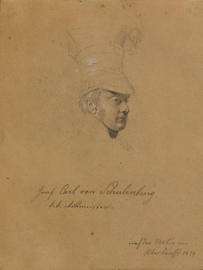 Kreivi Carl von Schulenburg tekijältä Johann Peter Krafft